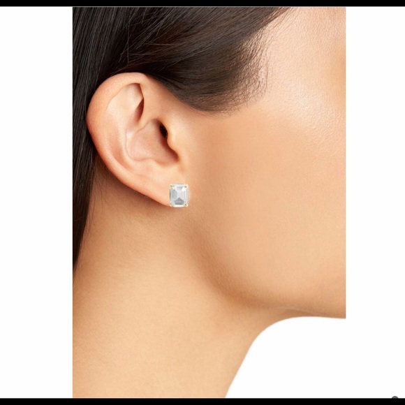 NWT KATE SPADE MISMATCHED FACETED STUD EARRINGS - Picture 4 of 8